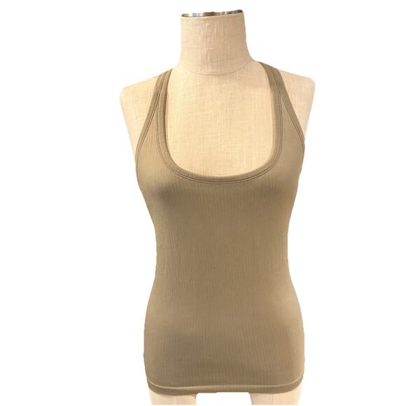 DSG Women’s Seamless Tank Top Weathered Tan Size L Moisture-Wicking Odor Control - Picture 1 of 12